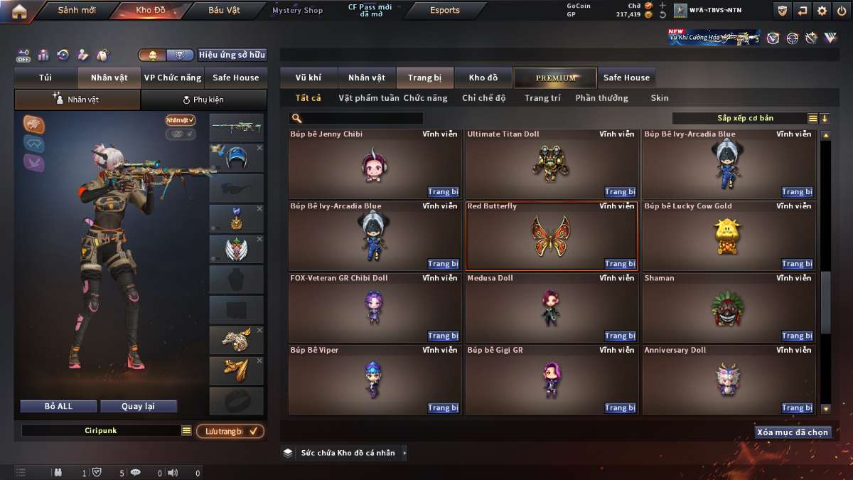 shop acc cf uy tin gia re